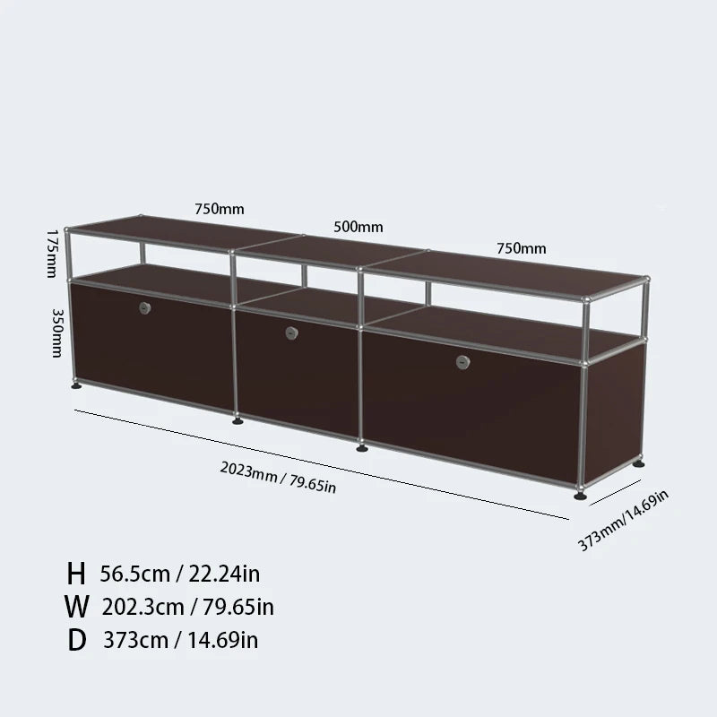 Tv Stand Storage Cabinets Corner Cabinet Metal Storage Display Cabinet Living Room Module Modular DIY FurnitureFurniture