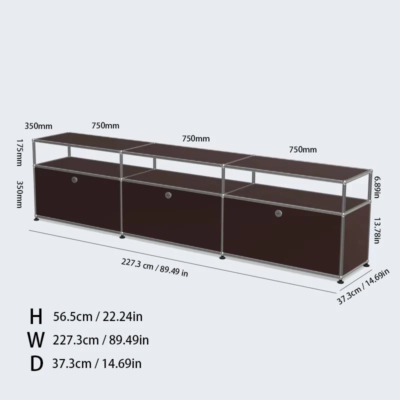 Tv Stand Storage Cabinets Corner Cabinet Metal Storage Display Cabinet Living Room Module Modular DIY FurnitureFurniture