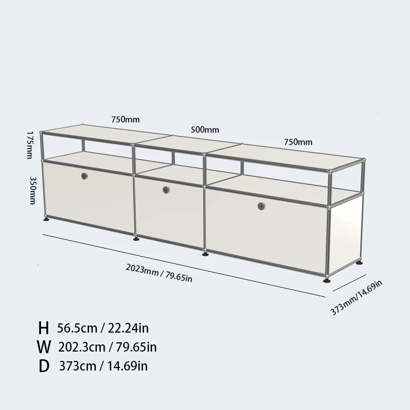 Tv Stand Storage Cabinets Corner Cabinet Metal Storage Display Cabinet Living Room Module Modular DIY FurnitureFurniture