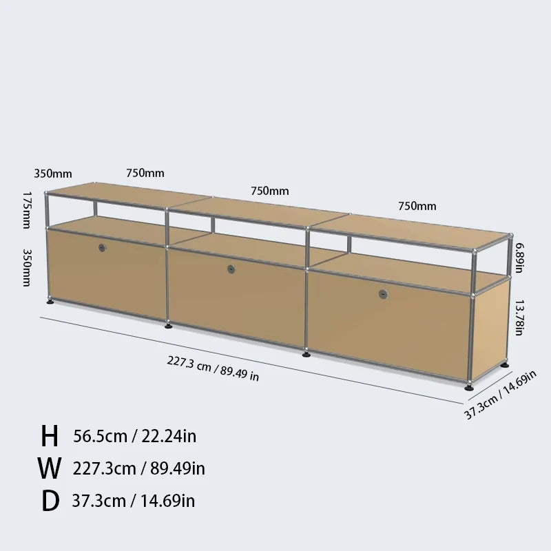 Tv Stand Storage Cabinets Corner Cabinet Metal Storage Display Cabinet Living Room Module Modular DIY FurnitureFurniture
