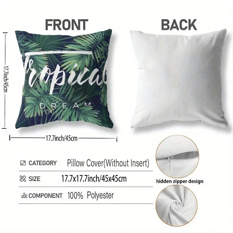 4pc Bohemian Blue and White Floral PillowcaseSuitable for sofa car bedroom decorative cushion cover pillow cover