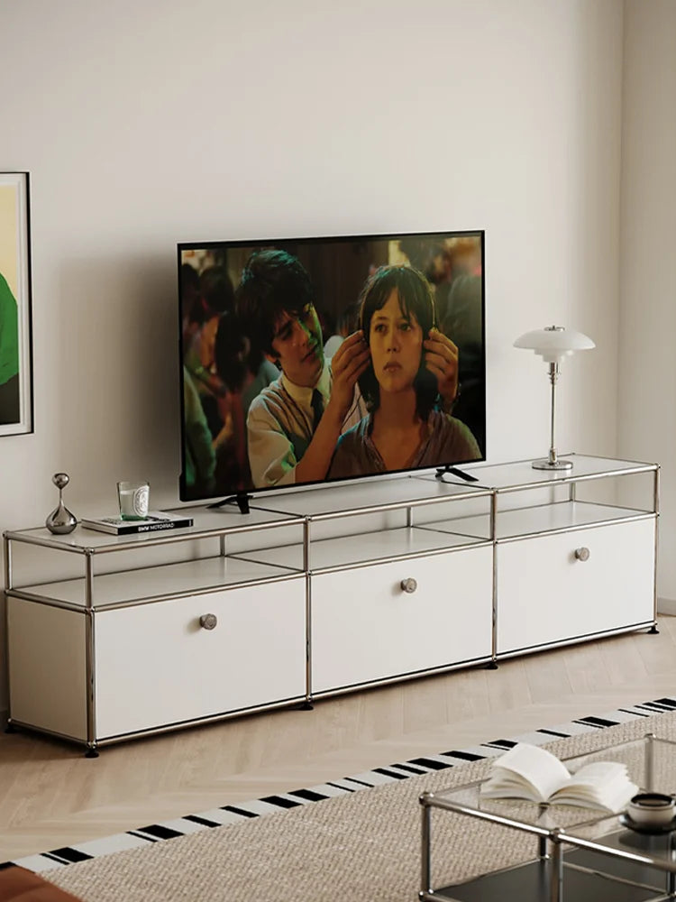 Tv Stand Storage Cabinets Corner Cabinet Metal Storage Display Cabinet Living Room Module Modular DIY FurnitureFurniture