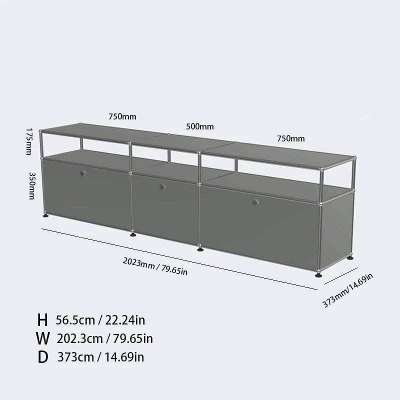 Tv Stand Storage Cabinets Corner Cabinet Metal Storage Display Cabinet Living Room Module Modular DIY FurnitureFurniture