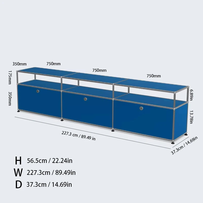 Tv Stand Storage Cabinets Corner Cabinet Metal Storage Display Cabinet Living Room Module Modular DIY FurnitureFurniture
