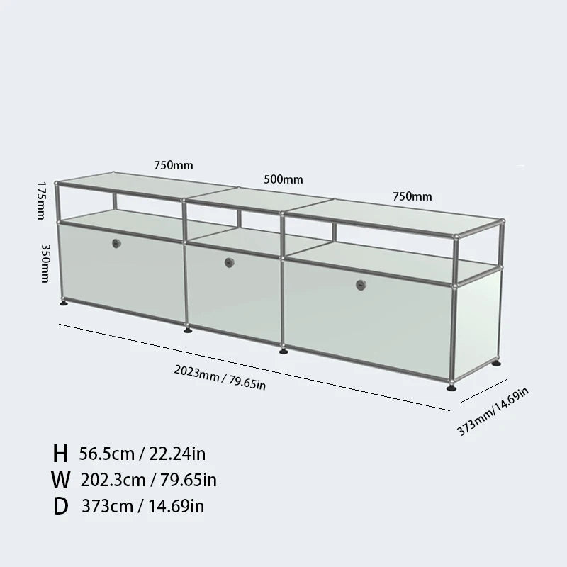 Tv Stand Storage Cabinets Corner Cabinet Metal Storage Display Cabinet Living Room Module Modular DIY FurnitureFurniture